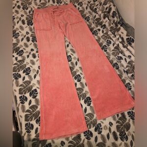 Juicy couture y2k pink velour pants